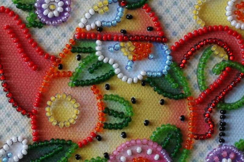 Buy Mini Bead embroidery kit - Tea Time-AM-121_2