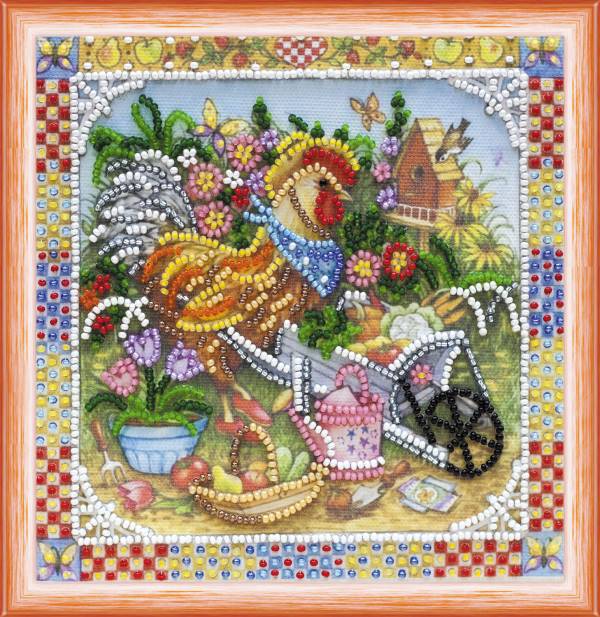 Buy Mini Bead embroidery kit - The Cocktail Gardener-AM-123