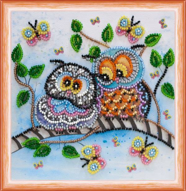 Buy Mini Bead embroidery kit - Forest duet-AM-124