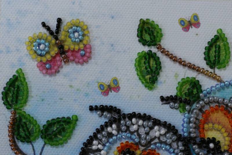 Buy Mini Bead embroidery kit - Forest duet-AM-124_1