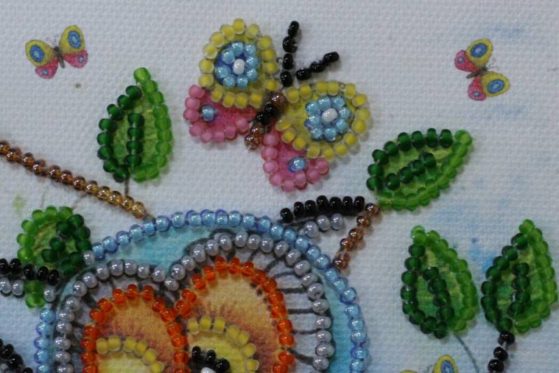 Buy Mini Bead embroidery kit - Forest duet-AM-124_2
