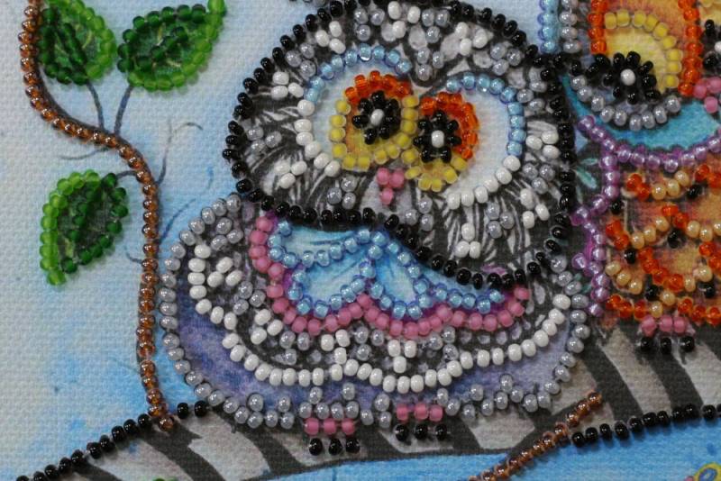 Buy Mini Bead embroidery kit - Forest duet-AM-124_3