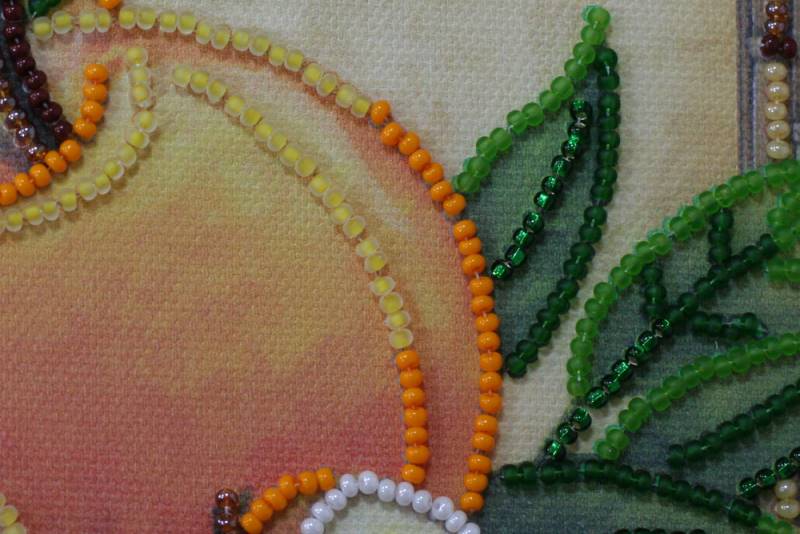 Buy Mini Bead embroidery kit - Sunny Peaches-AM-125_2