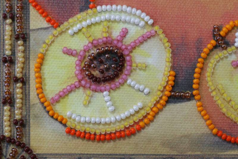 Buy Mini Bead embroidery kit - Sunny Peaches-AM-125_3