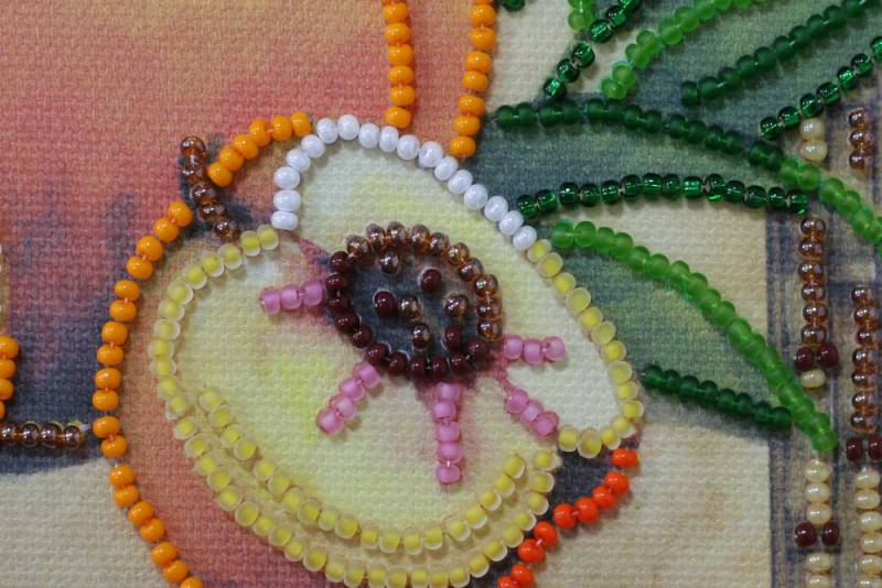 Buy Mini Bead embroidery kit - Sunny Peaches-AM-125_4