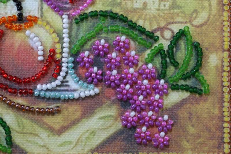 Buy Mini Bead embroidery kit - Wine and Grapes-AM-126_3