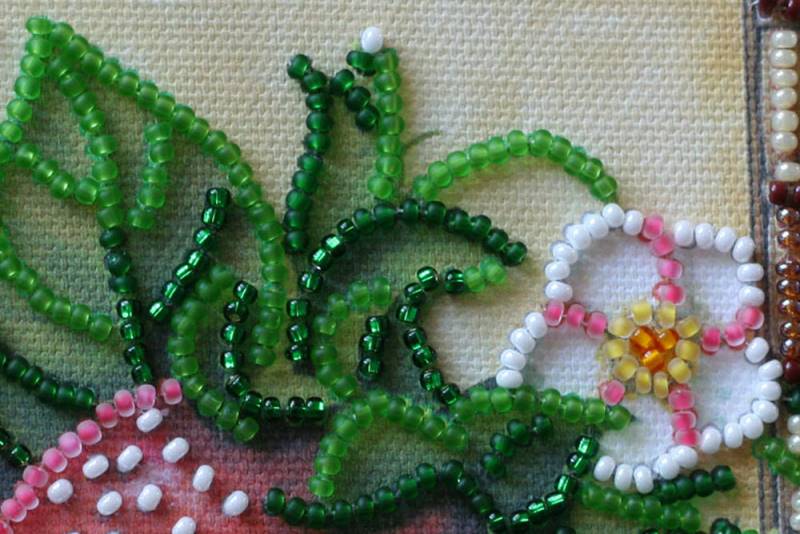 Buy Mini Bead embroidery kit - Ripe strawberry-AM-128_2