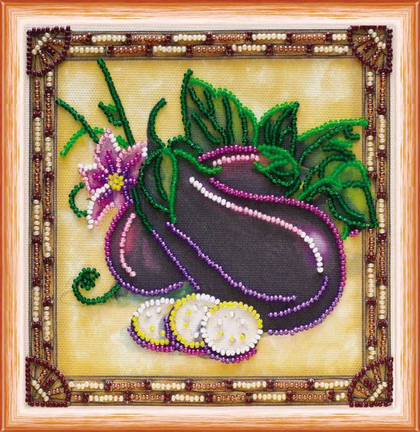 Buy Mini Bead embroidery kit - Eggplant-AM-129