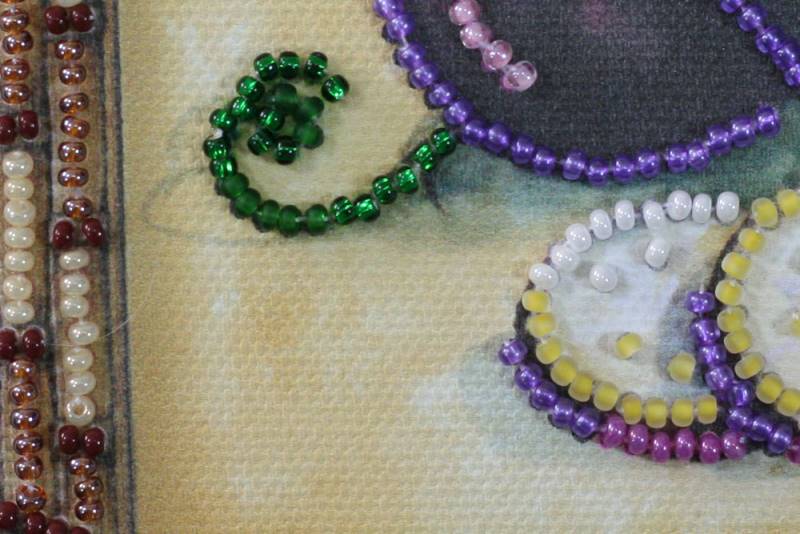 Buy Mini Bead embroidery kit - Eggplant-AM-129_3