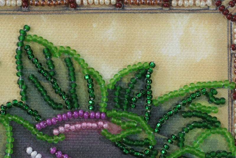 Buy Mini Bead embroidery kit - Eggplant-AM-129_4