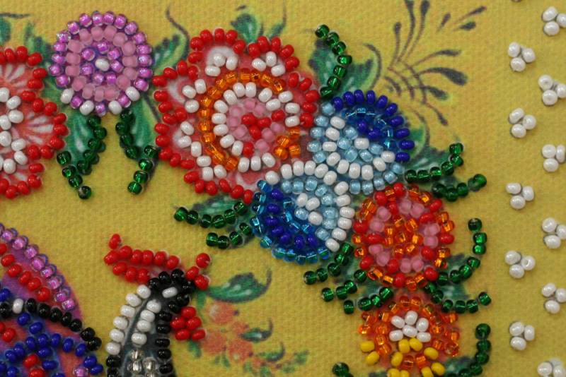 Buy Mini Bead embroidery kit - Gorodets painting-AM-133_2