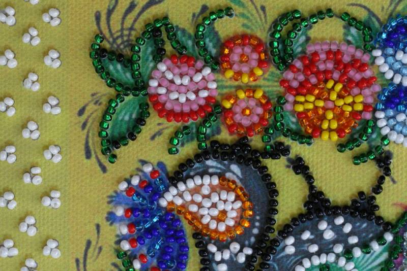 Buy Mini Bead embroidery kit - Gorodets painting-AM-133_4