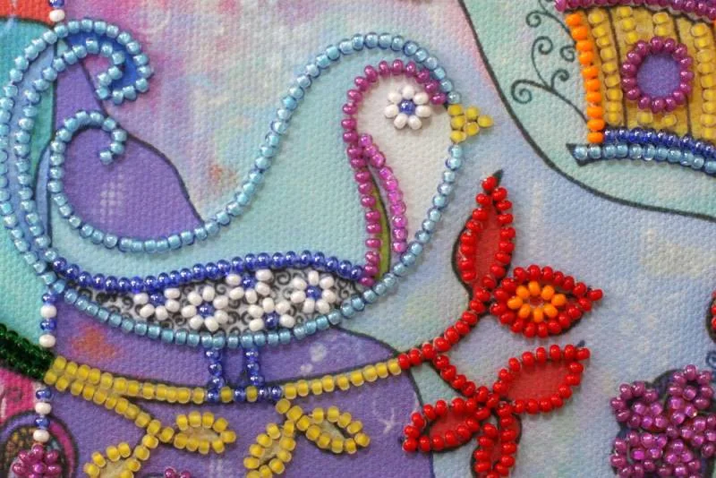 Buy Mini Bead embroidery kit - Bird's Spring-AM-136_3