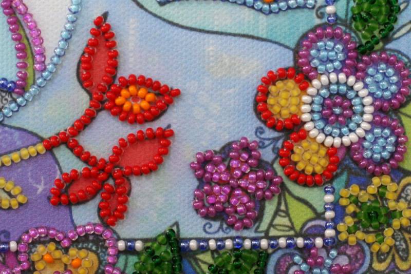 Buy Mini Bead embroidery kit - Bird's Spring-AM-136_4