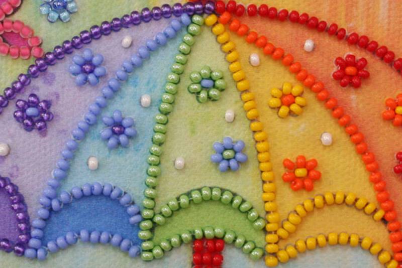 Buy Mini Bead embroidery kit - Summer Rain-AM-137_3