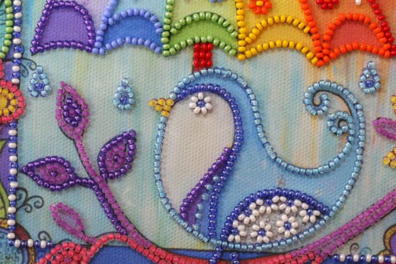 Buy Mini Bead embroidery kit - Summer Rain-AM-137_4