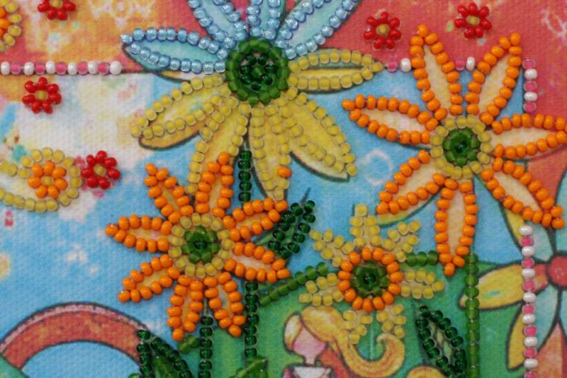 Buy Mini Bead embroidery kit - Cheerful stream-AM-138_2