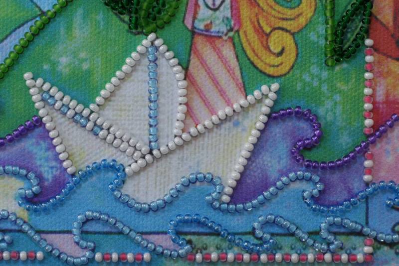 Buy Mini Bead embroidery kit - Cheerful stream-AM-138_3