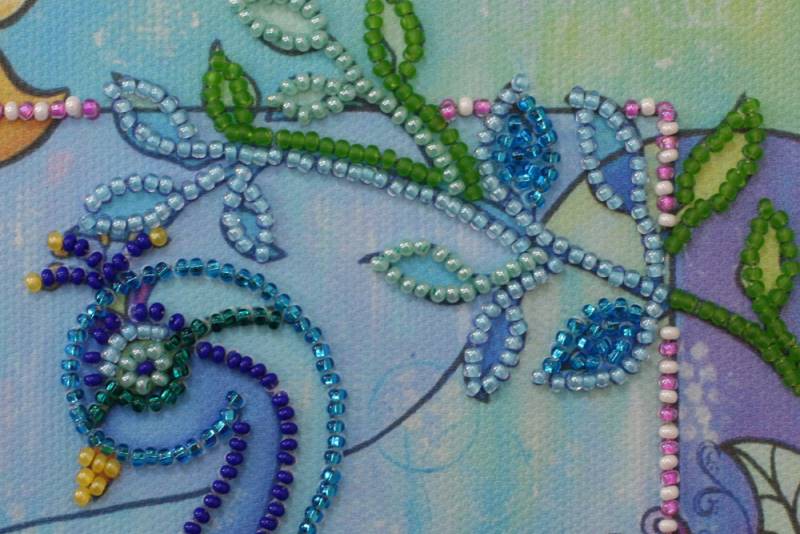 Buy Mini Bead embroidery kit - Bird of Happiness-AM-139_2