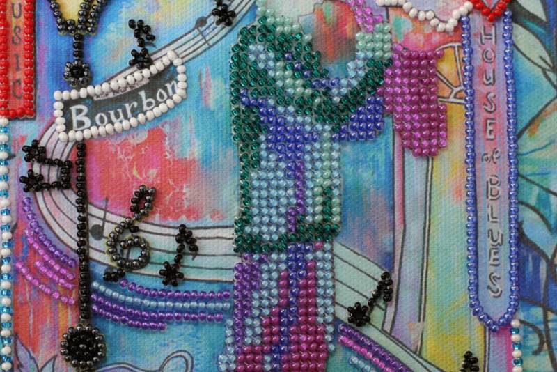 Buy Mini Bead embroidery kit - Sounds of Jazz-AM-140_3