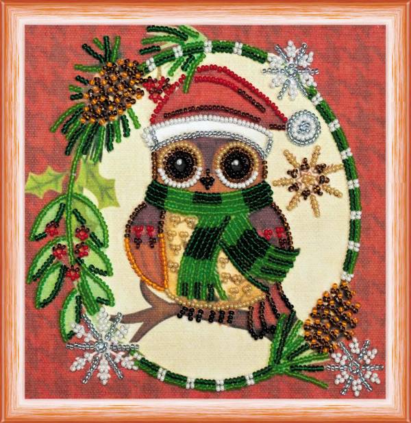 Buy Mini Bead embroidery kit - Christmas motif-AM-145