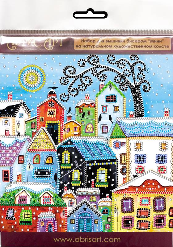 Buy Mini Bead embroidery kit - Bright houses-AM-146_1
