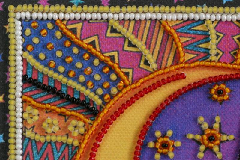 Buy Mini Bead embroidery kit - Sun and Moon-AM-147_3