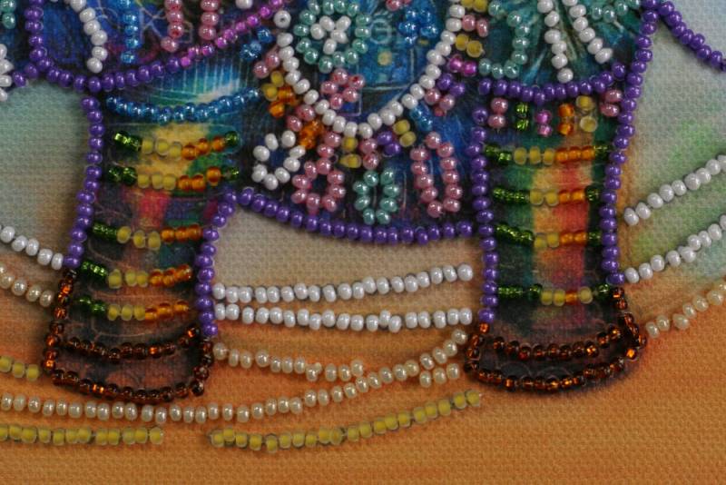 Buy Mini Bead embroidery kit - Neon Elephant-AM-149_4
