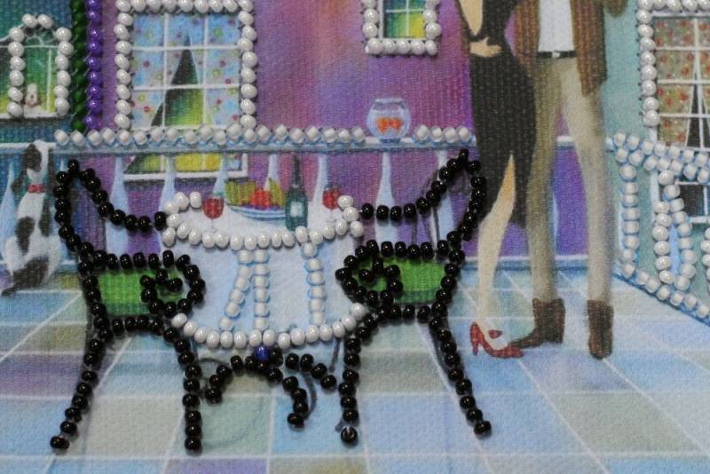 Buy Mini Bead embroidery kit - Table for Two-AM-155_6