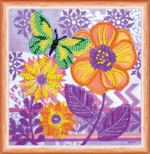 Buy Mini Bead embroidery kit - Amazing Flowers-AM-156