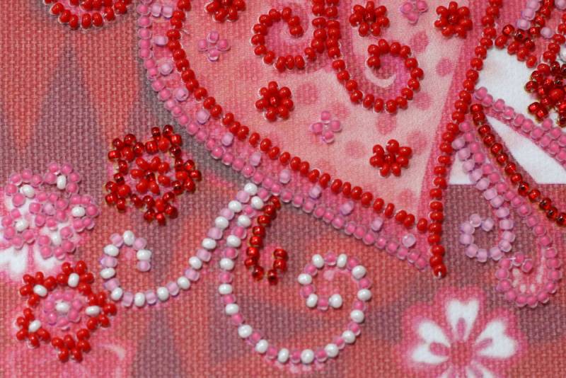 Buy Mini Bead embroidery kit - Loving hearts-AM-158_6