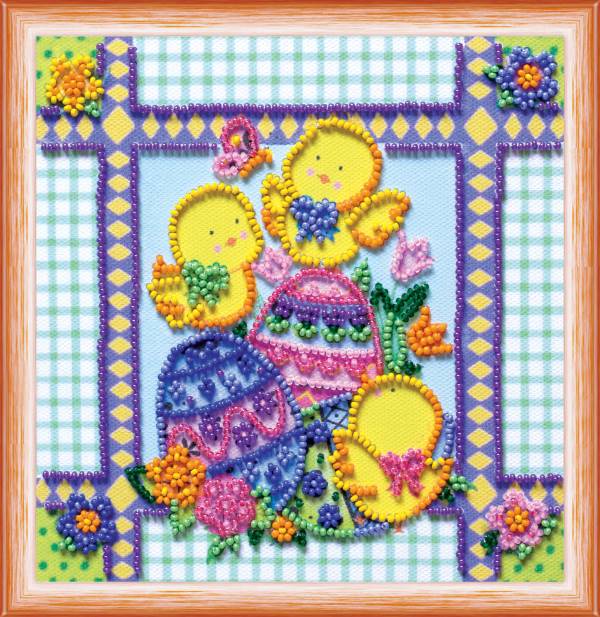 Buy Mini Bead embroidery kit - Easter patterns-AM-159