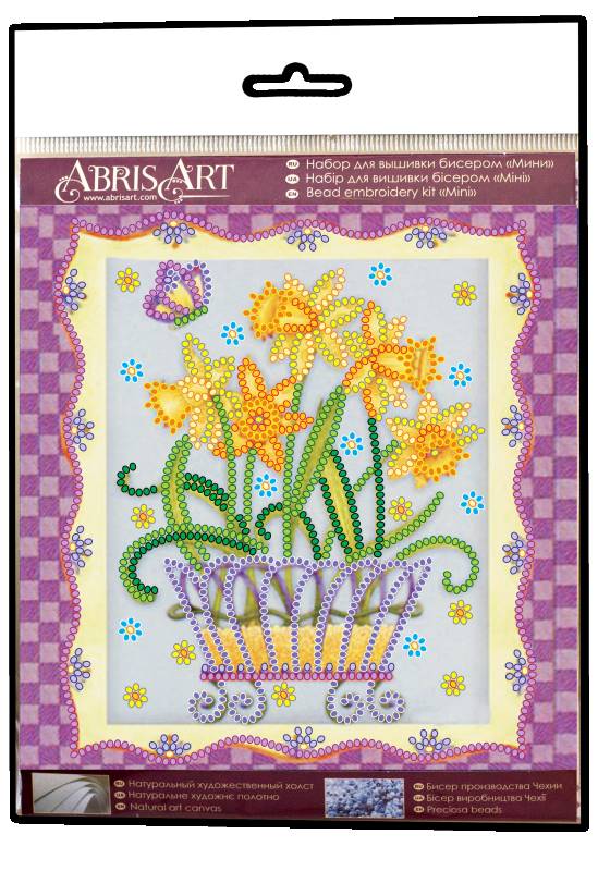 Buy Mini Bead embroidery kit - Blossom Daffodils-AM-160_1