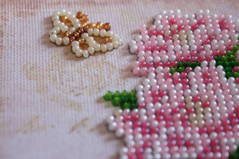Buy Mini Bead embroidery kit - Still life with a clock-AM-168_3