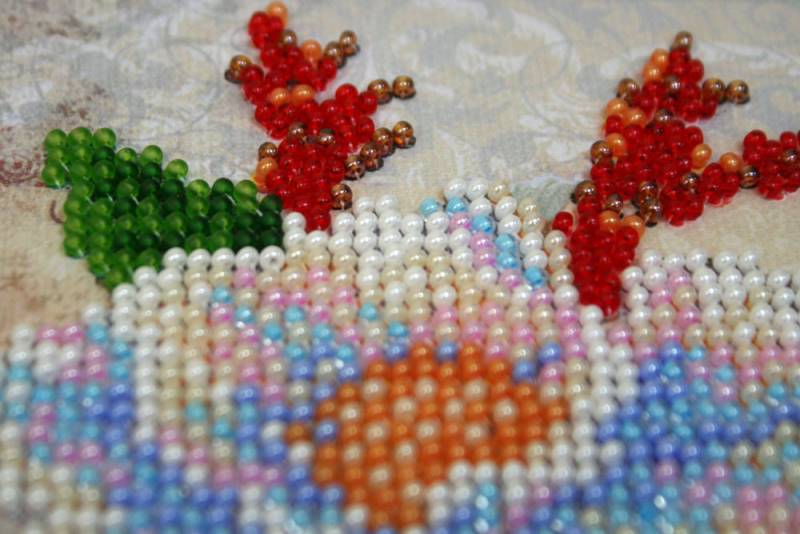 Buy Mini Bead embroidery kit - White Flower-AM-173_3