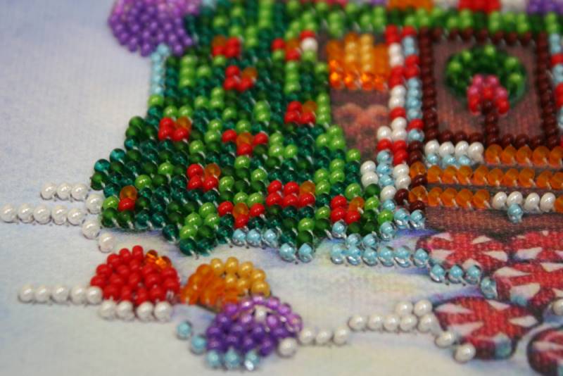 Buy Mini Bead embroidery kit - Gingerbread House-AM-174_5