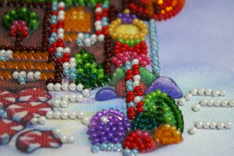 Buy Mini Bead embroidery kit - Gingerbread House-AM-174_6