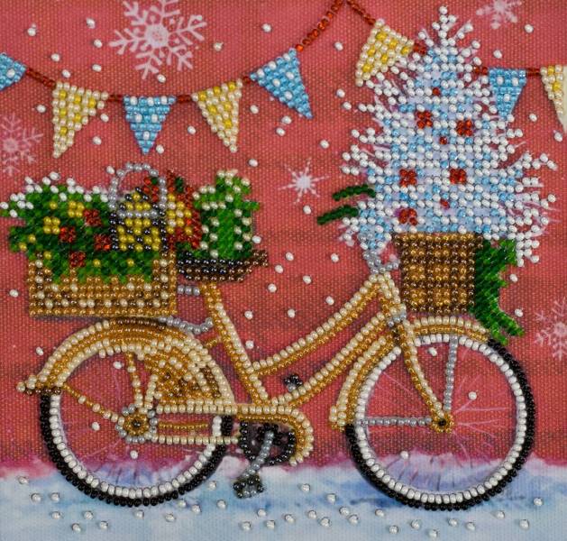 Buy Mini Bead embroidery kit - Holiday Time-AM-176