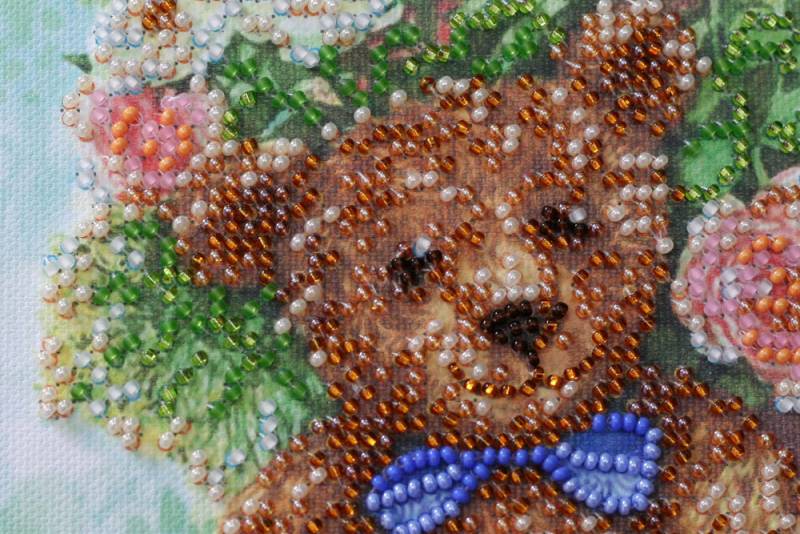 Buy Mini Bead embroidery kit - Teddy bear-sweet tooth-AM-186_2