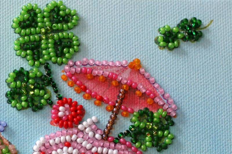 Buy Mini Bead embroidery kit - Letter of Happiness-AM-188_2