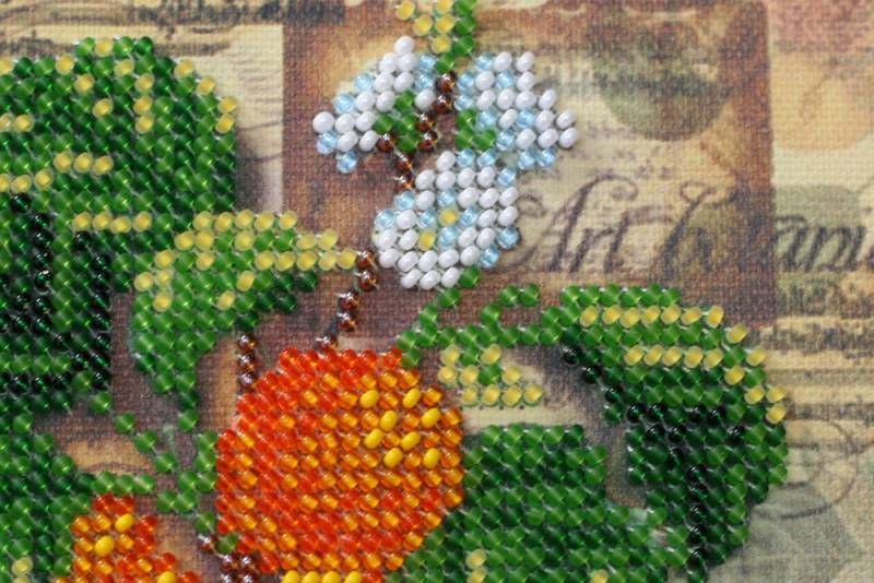 Buy Mini Bead embroidery kit - Apricot twig-AM-195_2