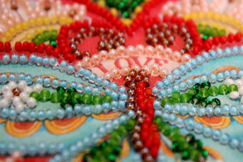 Buy Mini Bead embroidery kit - Summer Heart-AM-204_4