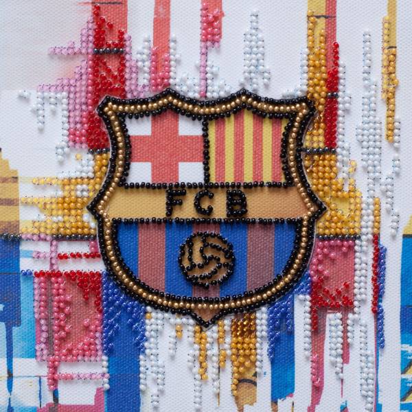 Buy Mini Bead embroidery kit - FC Barcelona-AM-206