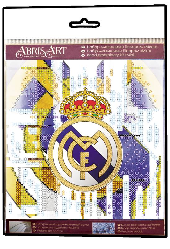 Buy Mini Bead embroidery kit - FC Real Madrid-AM-209_1