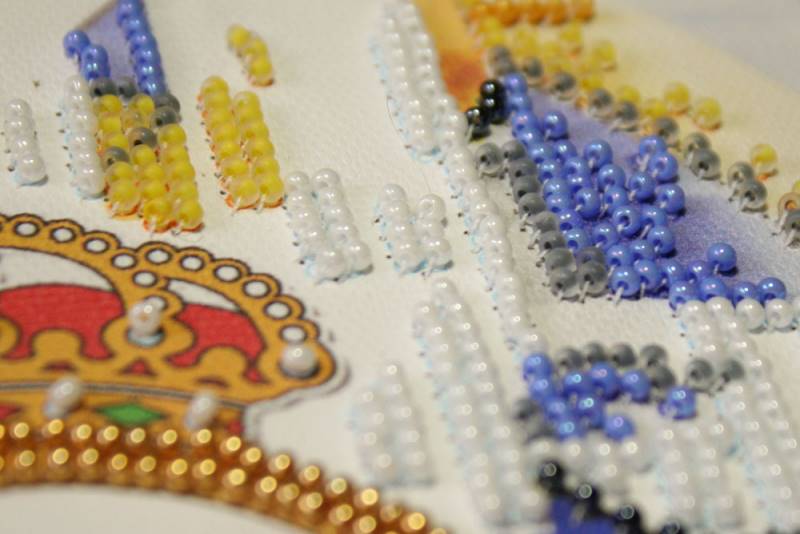 Buy Mini Bead embroidery kit - FC Real Madrid-AM-209_4