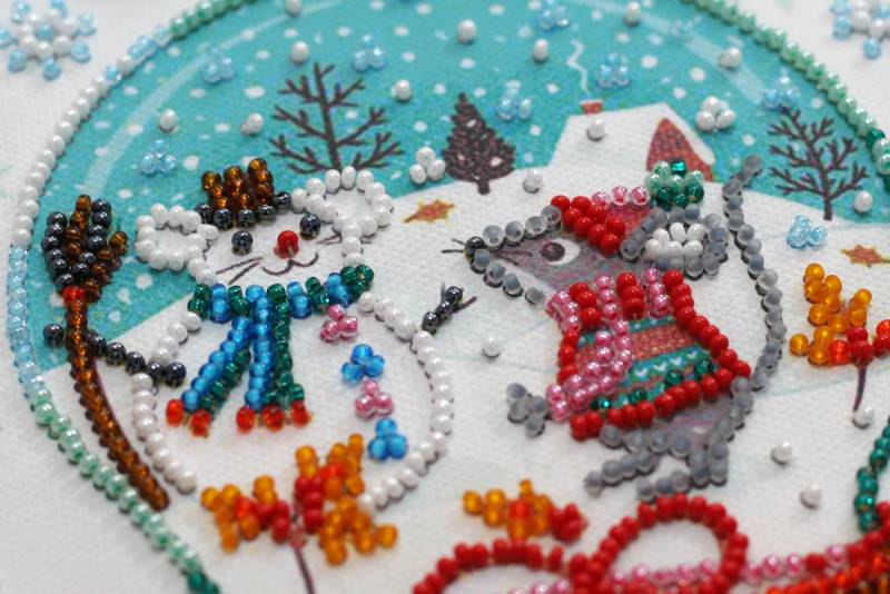 Buy Mini Bead embroidery kit - Snowiness-AM-211_6