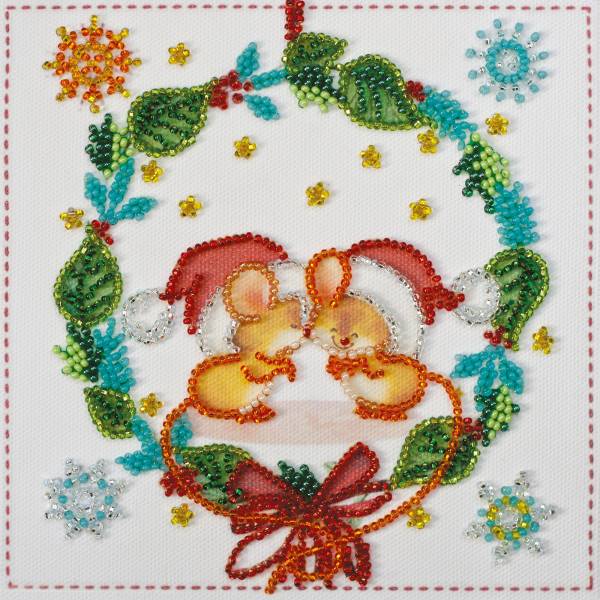 Buy Mini Bead embroidery kit - Kisses-AM-213