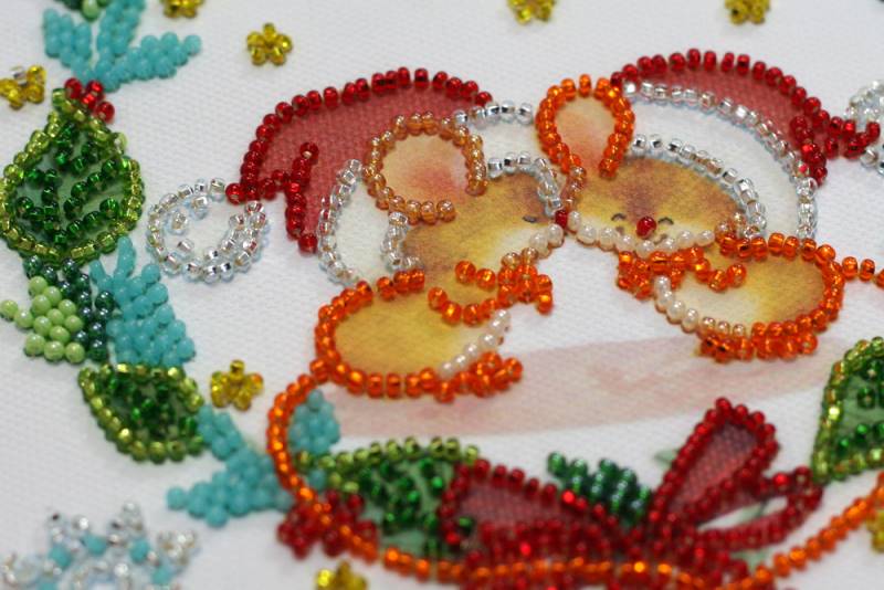 Buy Mini Bead embroidery kit - Kisses-AM-213_6