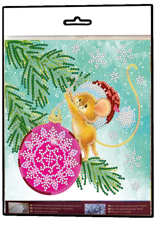 Buy Mini Bead embroidery kit - Decorating the Christmas tree-AM-214_1