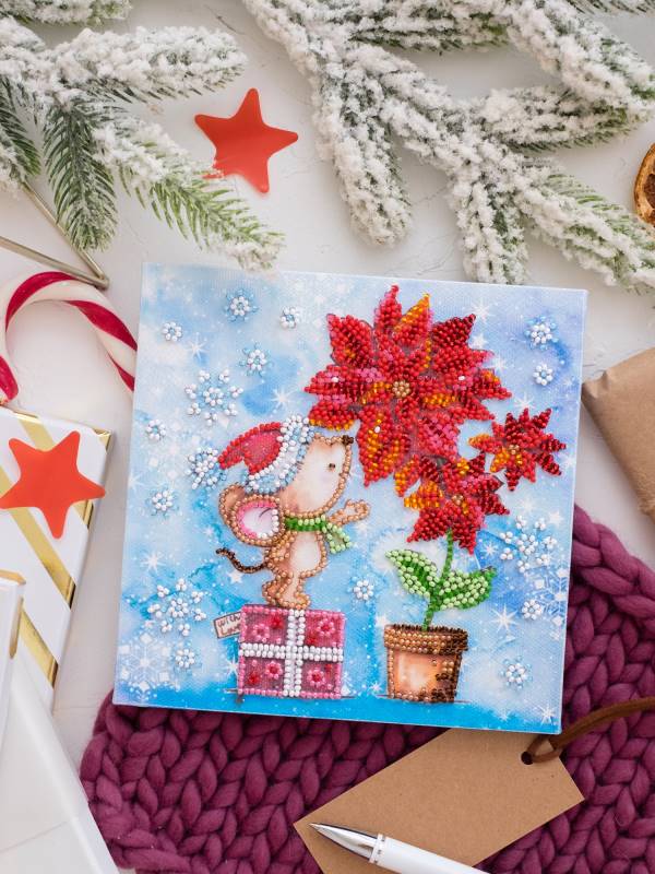 Buy Mini Bead embroidery kit - Winter miracle-AM-215_3